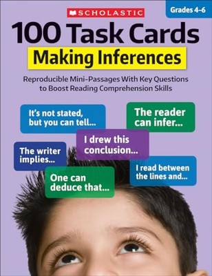 100 Task Cards: Making Inferences : Reproducible Mini-P -  NEW Carol Ghiglieri 2