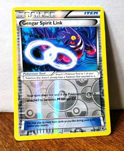 POKEMON GENGAR SPIRIT LINK 95/119 REVERSE HOLO TRAINER XY PHANTOM FORCES LP-NM