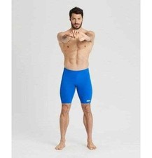 Arena Team Solid Men's Jammer Swimsuit blue Size 36