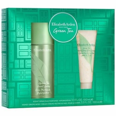 GREEN TEA BY ELIZABETH ARDEN 2-PC (PERFUME + BODY CREAM) GIFT SET