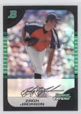 2005 Bowman Draft Chrome Refractor Zach Jackson Zachary Jackson #BDP123 1j6