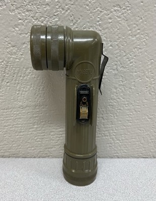 US Military Angle Head Flashlight MX-991/U Fulton USA Vintage