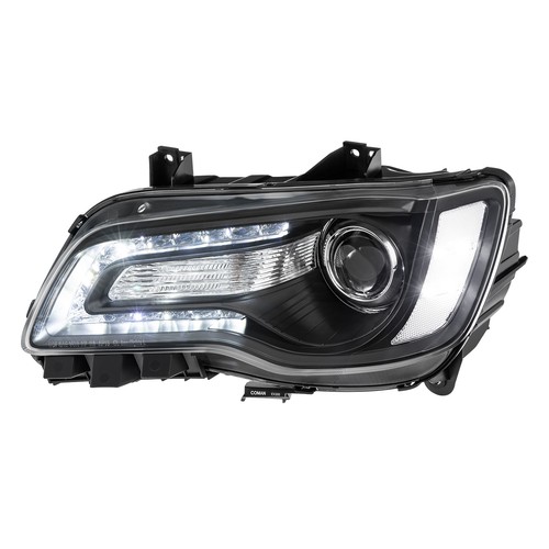 Black Headlights LED DRL Projector Headlamps & Bulbs For 2011-2023 Chrysler 300 - Foto 9 di 21
