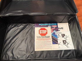 Power Glove complete in box black travel salesman case nintendo nes RARE MINT