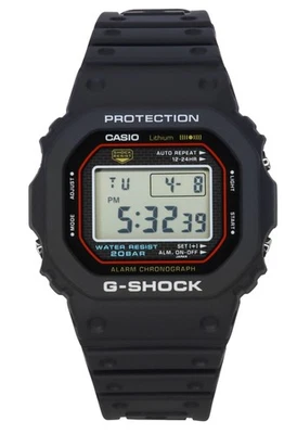 Casio G-Shock Quartz Sports Schwarz Zifferblatt DW-5000R-1A 200M Herrenuhr - Bild 1 von 4