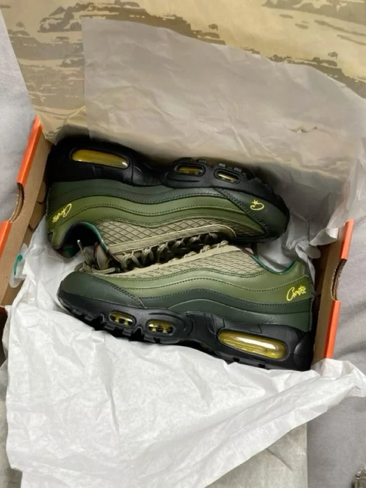 Talla 8.5 - Nike Corteiz x Air Max 95 SP Rules the World - Gutta Green Foto 4 de 4