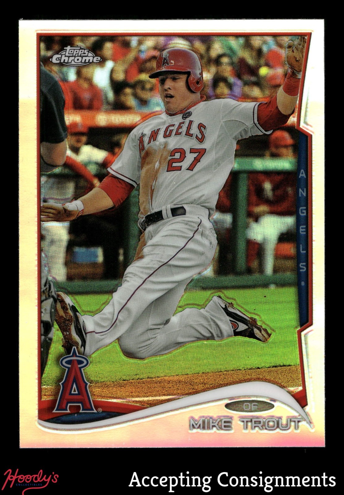 2014 Topps Chrome Refractors #1 Mike Trout ANGELS