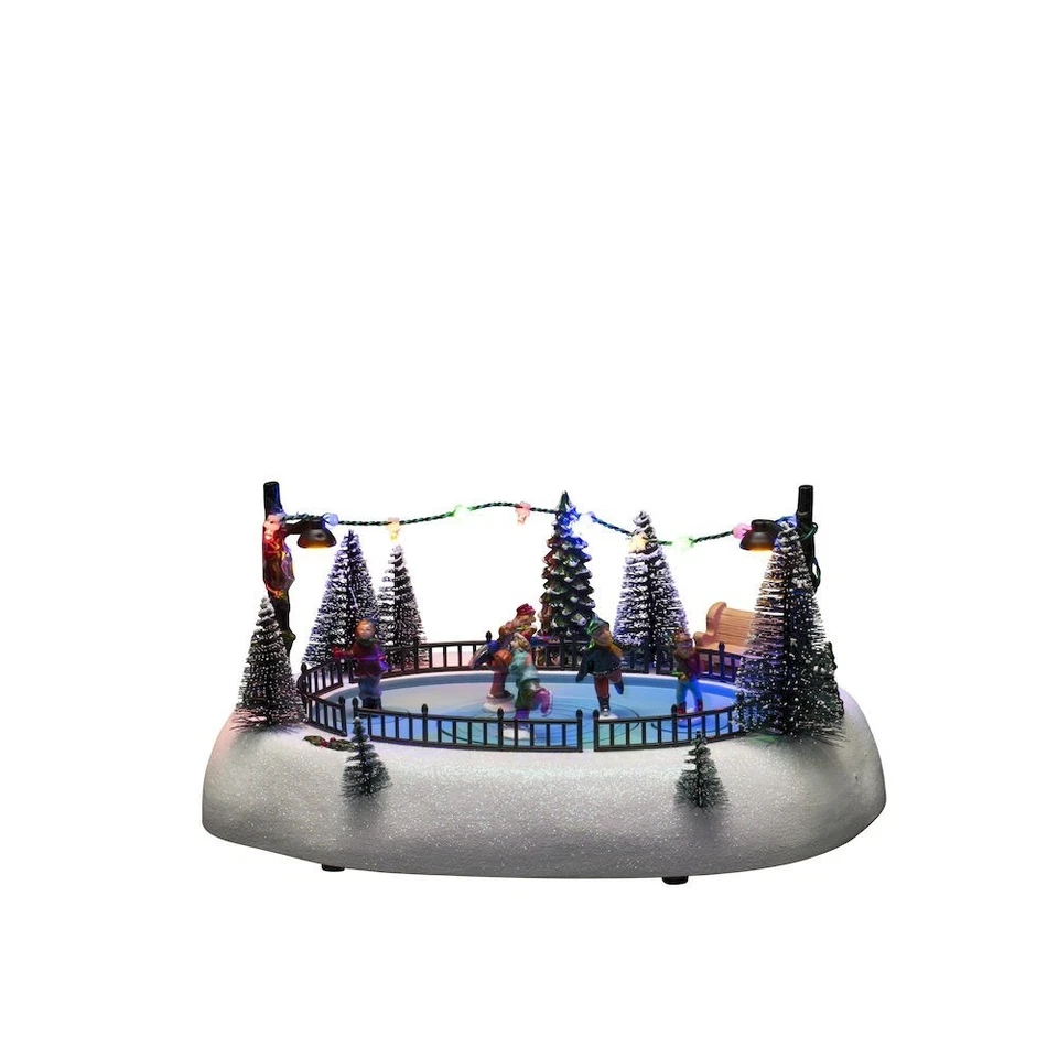 Konstsmide 4254-000 Fibra Óptica Escenario Navidad Pistas de Hielo Música12 LEDs de Colores - Imagen 3 de 4