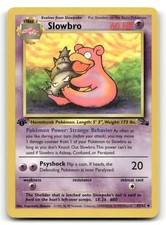 Slowbro 1st Edition Fossil 43/62 LP Pokemon on eBay