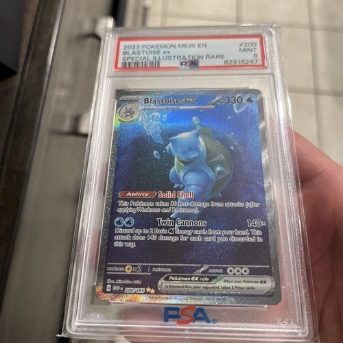 PSA 9 - Blastoise Ex 200 Special Illustration Rare - Pokemon Mew En-151