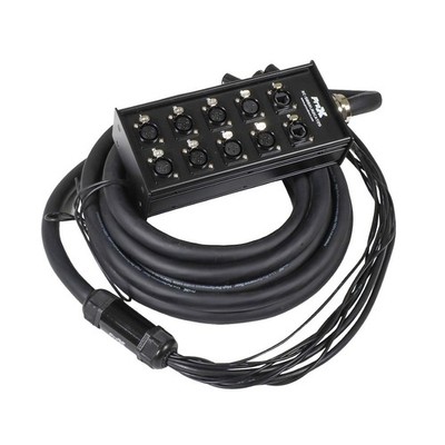 ProX XC-SB8XLR2CAT25 25 FT XLR Stage Recording Extension Box Snake