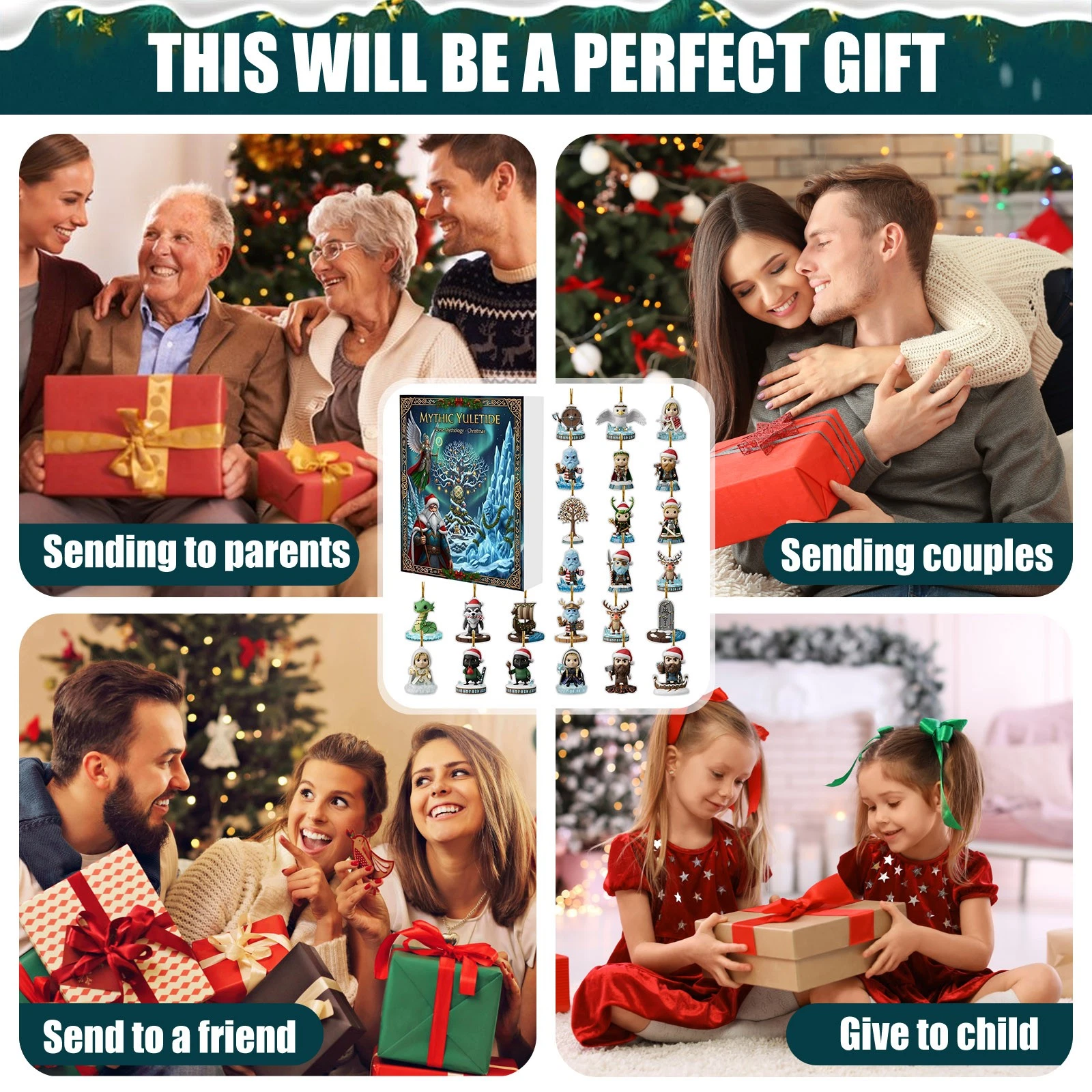 Christmas Countdown Mythic Yuletide Advent Calendar – 24 Days 2D Blind Boxes