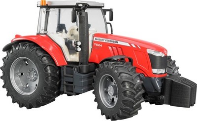 BRUDER - MASSEY FERGUSON 7624 tractor toy BRUDER - 1/16 - BRU3046