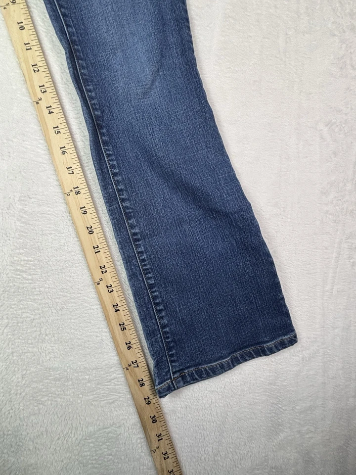 Old Navy Maternity Jeans Women's 6 Blue Stretch Rockstar Super Skinny Side Panel - Image 4 of 4