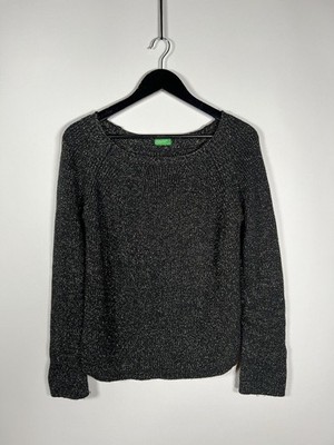 UNITED COLORS OF BENETTON WOOL BLEND Pullover - Small - Top Zustand - Damen