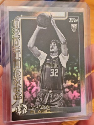 2025-26 Topps Flagship Cooper Flagg Dallas Mavericks Blackout Rookie #201