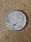 1955 P Roosevelt Dime 90% Silver Coin.  Free Shipping.