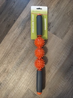 Gaiam Restore Massage Stick Pressure Point Muscle Roller NEW!