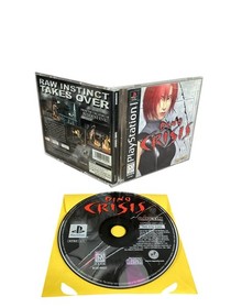 Sony PlayStation 1 PS1 CIB COMPLETE TESTED Dino Crisis No Demo