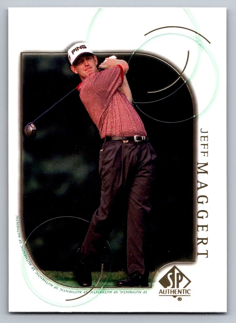 2001 UPPER DECK /SP AUTHENTIC GOLF CARD #38 JEFF MAGGERT
