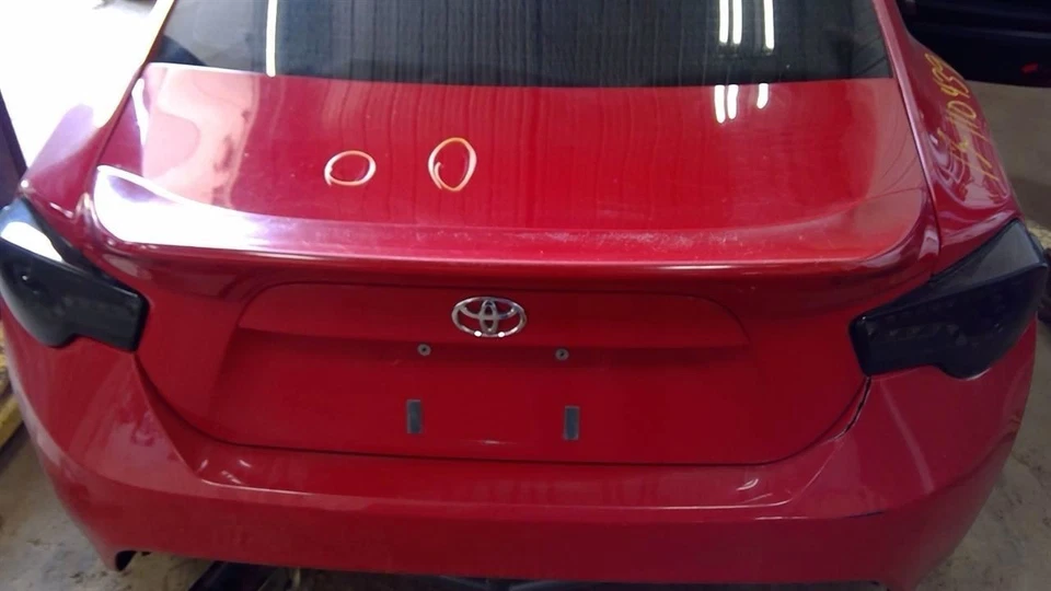 Tapa de maletero roja con alerón para 13-15 SCION FR-S 10313790 Foto 2 de 4
