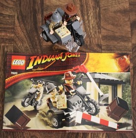 Lego Indiana Jones Jungle Cruiser and Motorcycle Chase - NICE CONDITION.