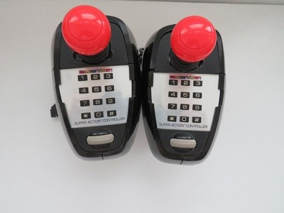 TWO  ColecoVision Super Action Controllers -Vintage - Clean
