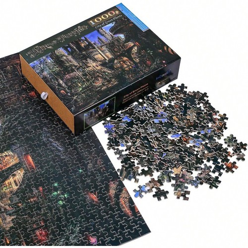 "Ingooood 1000pc Fantasy Puzzle - City of Green Plants" - Picture 2 of 16