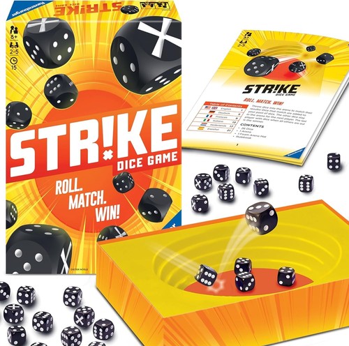 Ravensburger STRIKE Würfelspiel - Rollen * Match * Gewinnen - Brandneu Versiegelt in Box