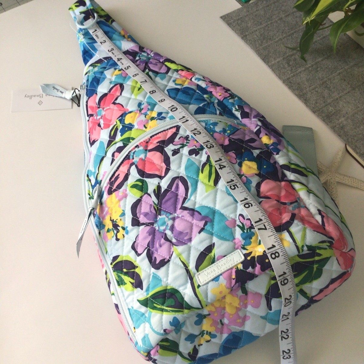 Vera Bradley Essential Sling Backpack Marian Floral | eBay