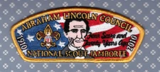 JSP  Nat'l Jamboree 2010 - Abraham Lincoln Council -Mint-  Four Score
