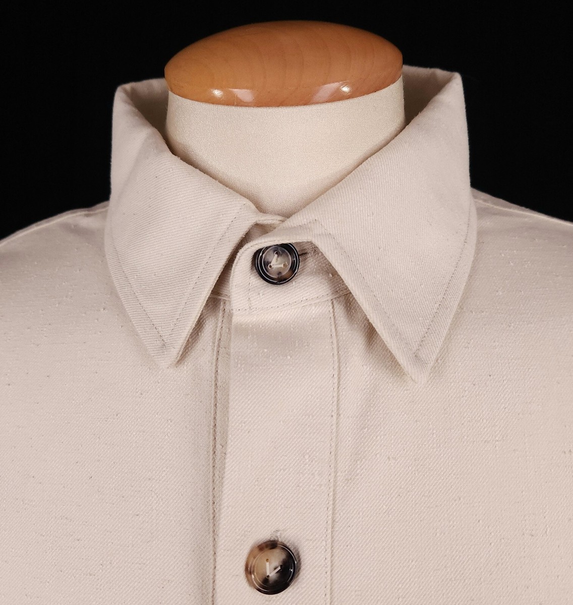 Tシャツ・カットソー BOTTEGA VENETA LONG SLEEVES POLO Bottega Veneta Knotted Twill Long Sleeve Polo Shirt 54 US 44