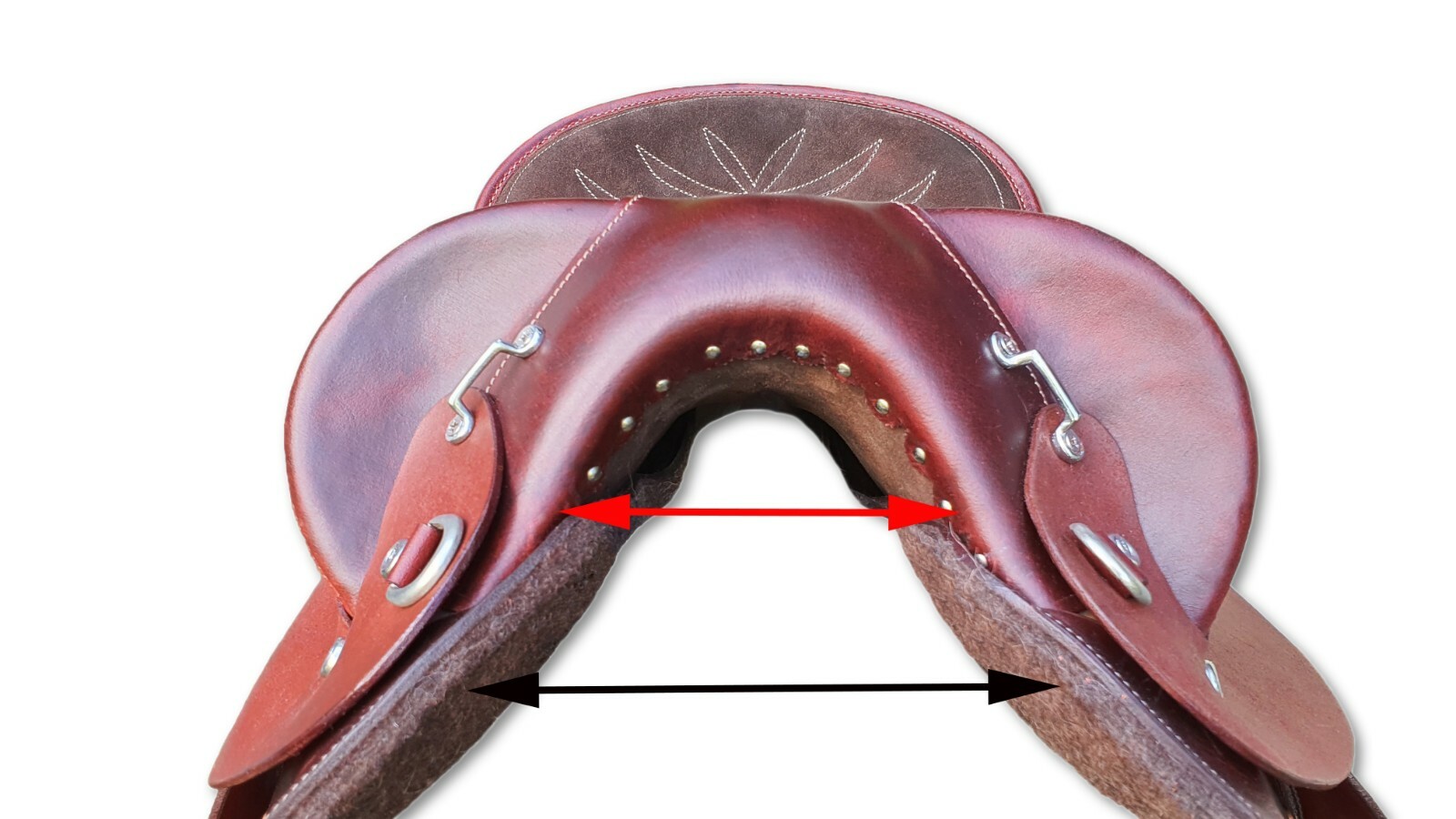 SALE Bushman ll Swinging Fender Leather Hybrid Stock Saddle SALE 50