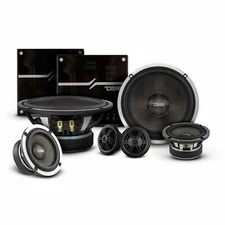 DS18 DX3 Deluxe 6.5” 3-Way Premium Quality Component Speaker 580 Watts 4 Ohm