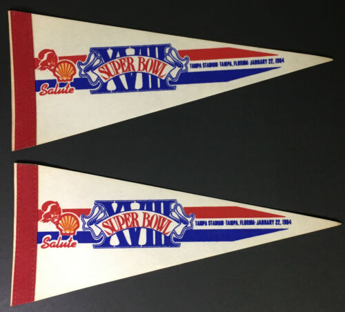 VTG Raiders Football NFL Team Vintage 1988 Pennant Wall VTG Raiders Football NFL Team Vintage 1988 Pennant Wall
