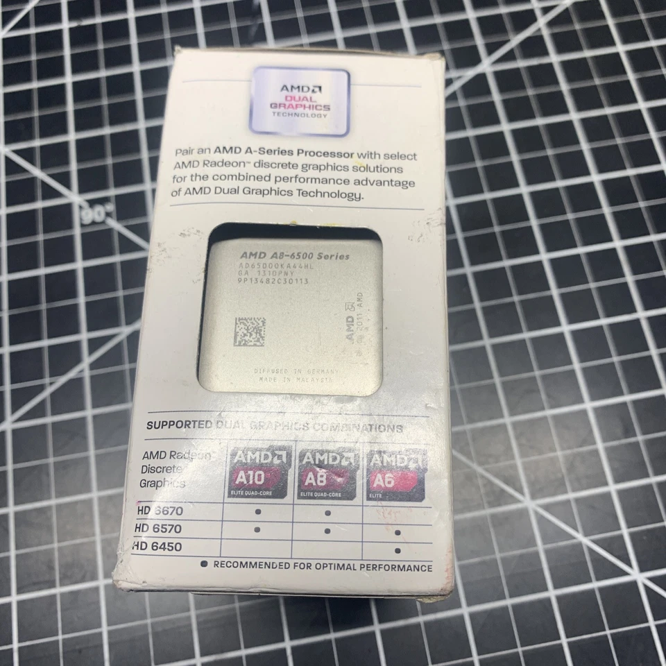 NEW AMD A8-6500 3.5GHz Quad-Core (AD6500OKHLBOX) Processor RARE Retail Box - Image 2 of 4