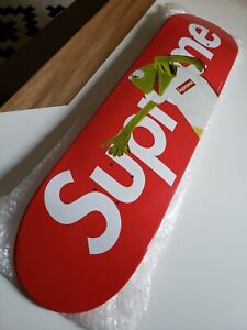 Supreme Skateboard Deck Kermit The Frog Damien Hirst Box Logo