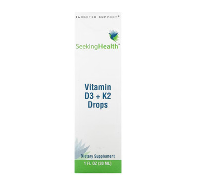 Seeking Health, Vitamin D3 + K2 Tropfen, 30 ml - DE Versand