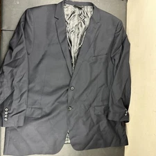 Giorgio Armani Collezioni Navy Blue  Wool Blazer Made in China Sz 54 Reg