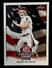 2018 Leaf Draft All American Insert Baker Mayfield Rookie RC #AA-02 Buccaneers
