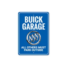 Buick Logo Garage Sign, Home Décor Metal Sign