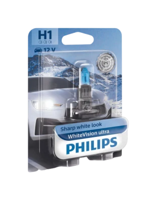 Philips H1 12V 55W. PH-12258WVUB1 halogen P14,5s. - Bild 1 von 2