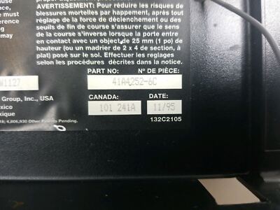 Liftmaster Chamberlain 41A4252-6 Receiver Logic Board Garage Door