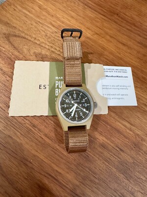 34mm Desert Tan Marathon Watch - Government Issue Model 