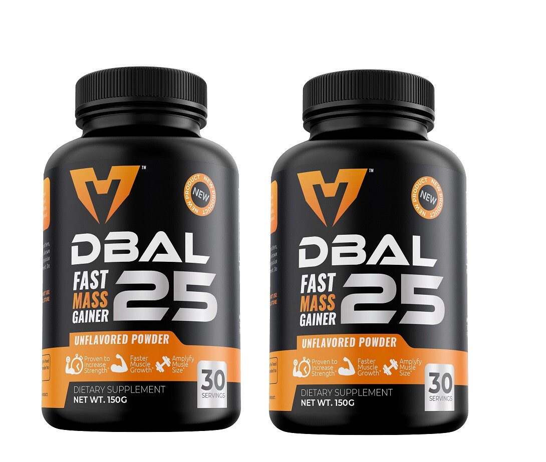 (Compre 1 y obtenga 1 gratis) DBAL 25 ganador de masa muscular #1 sin esteroides con creatina HMB