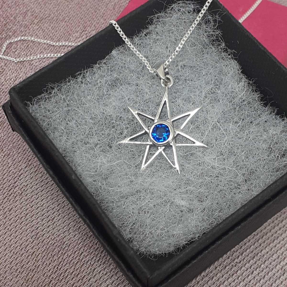 Silver Pendant North Star Necklace From The Patriot Sterling