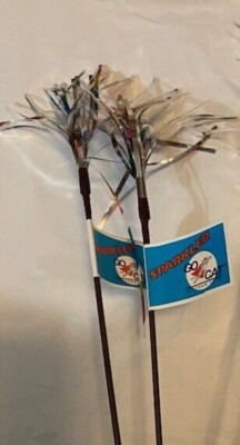 2 COUNT MYLAR SPARKLER WAND GO CAT TOYS 18 inch WANDS
