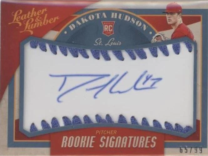 Rookie Signatures Baseball Blue