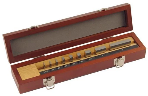 Mitutoyo 516-935-26 9pc Steel Micrometer Inspection Gage Block Set 