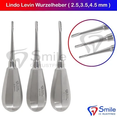 Wurzelheber Lindo Levin 3 Luxiersinstrumente Zahnextraktion Root Elevator Dental